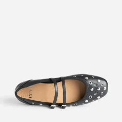 Babies noires décor œillets et clous