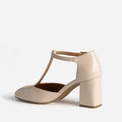 Babies salomé beige vernie à talon