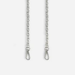 Bandoulière-chaînette métal argenté amovible