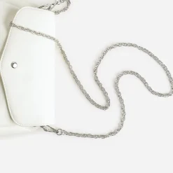 Bandoulière-chaînette métal argenté amovible