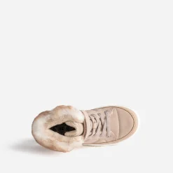 Basket BUGGY beige rosé fourrée