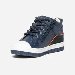 Basket BUGGY marine zippée