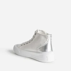 Basket KAPORAL blanche en toile