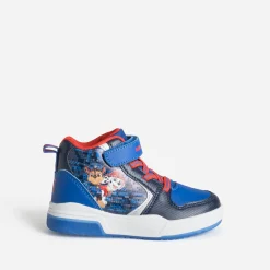 Basket montante PAT PATROUILLE bleue à scratchs