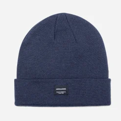 Bonnet homme JACK & JONES bleu marine en tricot