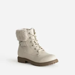 Boots à lacet BUGGY beige fourré