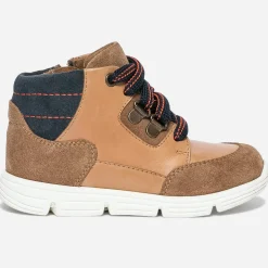 Boots à lacet BUGGY camel en cuir