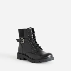 Boots à lacet BUGGY noir en cuir