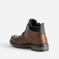 Boots à lacet REDSKINS cognac cuir