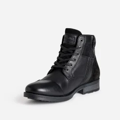 Boots à lacet REDSKINS noir en cuir