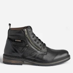 Boots à lacet REDSKINS noir en cuir