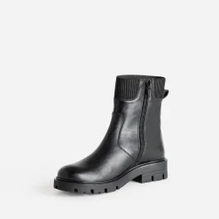 Boots BUGGY noir en cuir