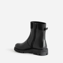 Boots BUGGY noir en cuir
