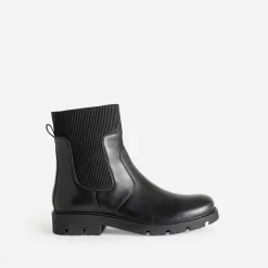 Boots BUGGY noir en cuir