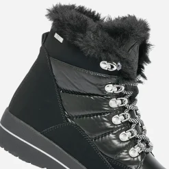 Boots CAPRICE noir bi matière fourré