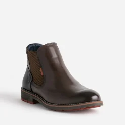 Boots FLUCHOS marron en cuir