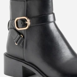 Boots noir avec bride