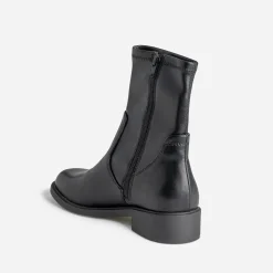 Boots noir zippé