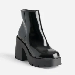 Boots TEXTO noir éco-conçu à semelle crantée