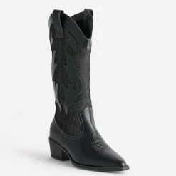 Botte TEXTO denim gris esprit santiag