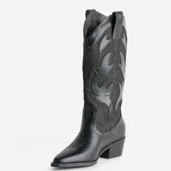 Botte TEXTO denim gris esprit santiag