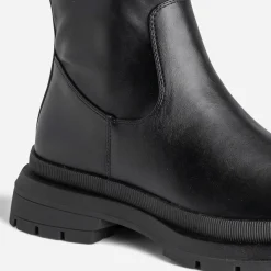 Botte TEXTO noire à semelle crantée