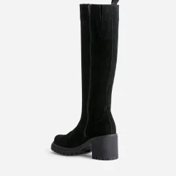 Botte TEXTO noire cuir velours