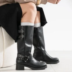 Botte TEXTO noire esprit motard