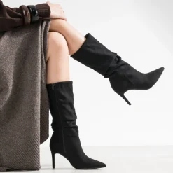 Botte TEXTO noire suédée