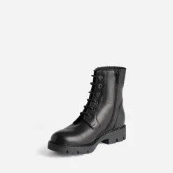 Bottine BUGGY noire éco-conçue décor boucle