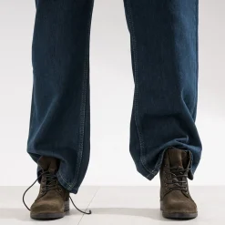 Bottine kaki en cuir velours