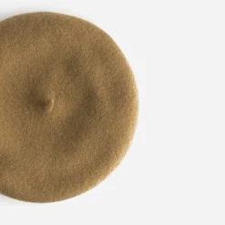 Béret camel en laine