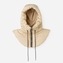Capuche TEXTO beige matelassée