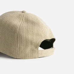 Casquette TEXTO beige côtelée