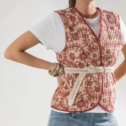 Ceinture écrue façon macramé