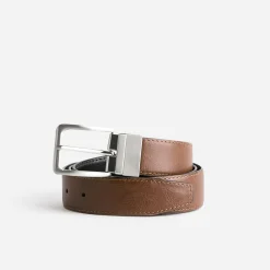 Ceinture homme réversible noire et cognac