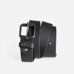 Ceinture REDSKINS noire cuir Homme