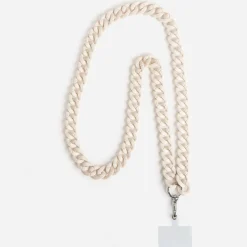 Chaîne bijou TEXTO écrue pour téléphone portable