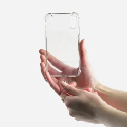 Chaîne bijou TEXTO rose foncé pour téléphone portable