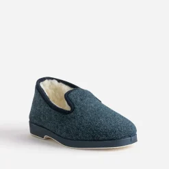 Charentaise bleue fourrée