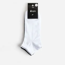 Chaussettes courtes noires et blanches
