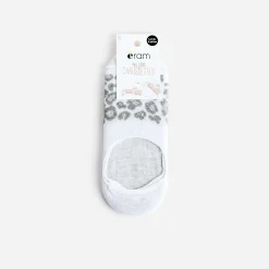 Chaussettes invisibles blanches et grises