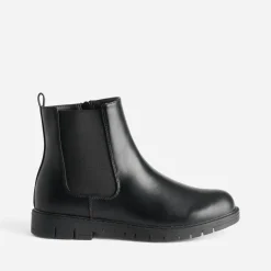 Chelsea boots BUGGY noir à semelle crantée