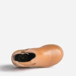 Chelsea boots éco-conçu BUGGY cognac en cuir