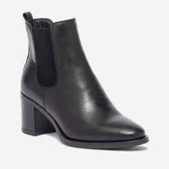 Chelsea boots noir en cuir éco-conçu