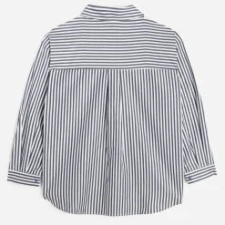 Chemise TEXTO bleue rayures blanches