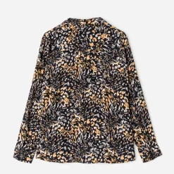 Chemisier femme TEXTO effet léopard
