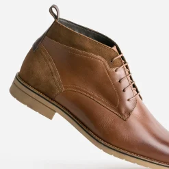 Chukka boots cognac cuir