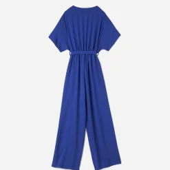 Combinaison-pantalon TEXTO bleue