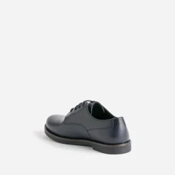 Derby BUGGY marine en cuir